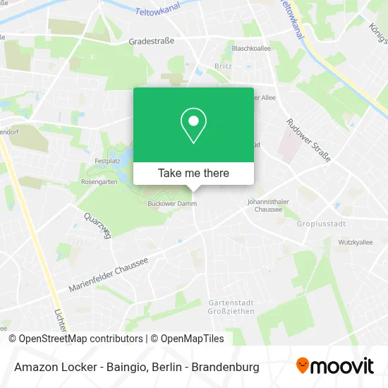 Amazon Locker - Baingio map