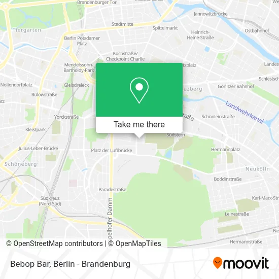 Bebop Bar map