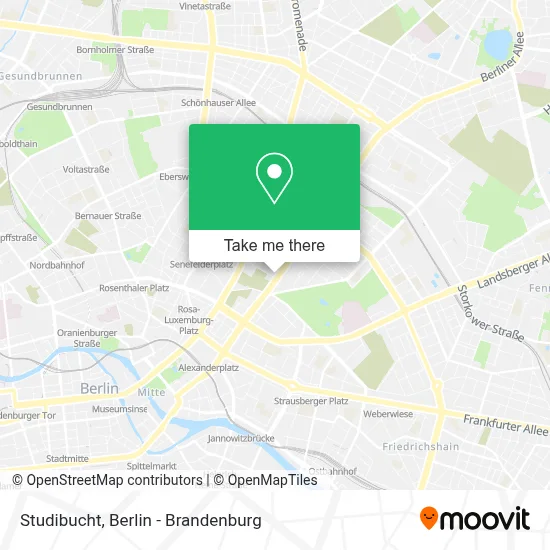 Studibucht map