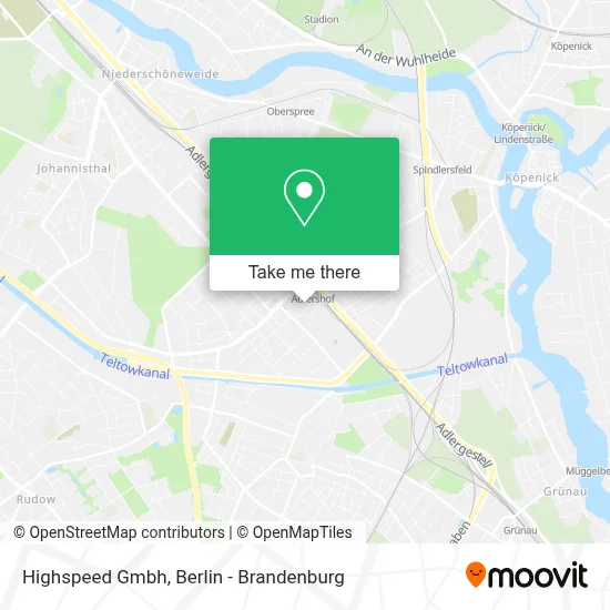 Highspeed Gmbh map