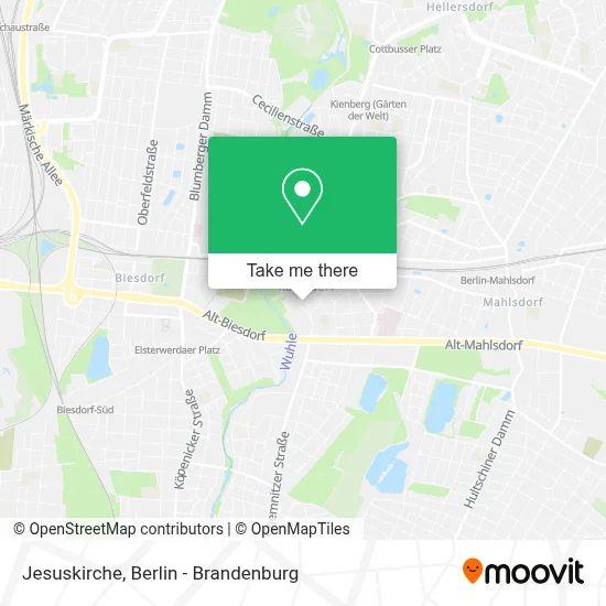 Jesuskirche map