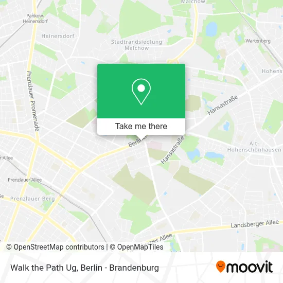 Walk the Path Ug map