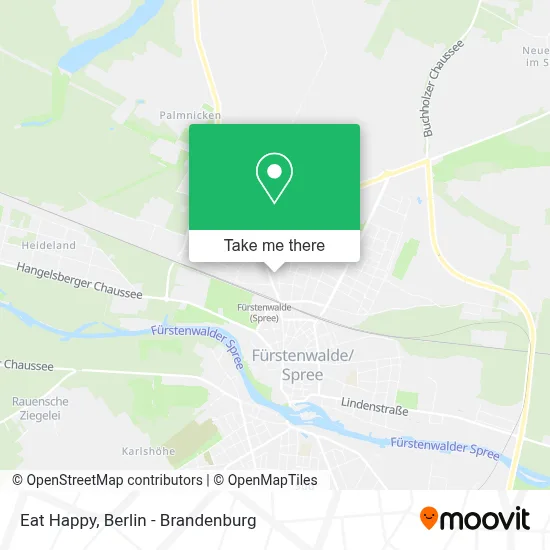 Eat Happy map
