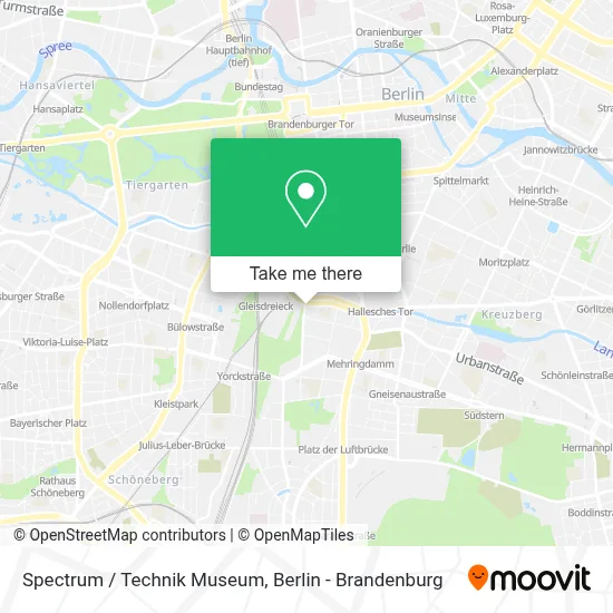 Spectrum / Technik Museum map