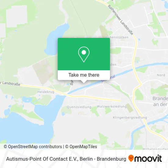 Autismus-Point Of Contact E.V. map