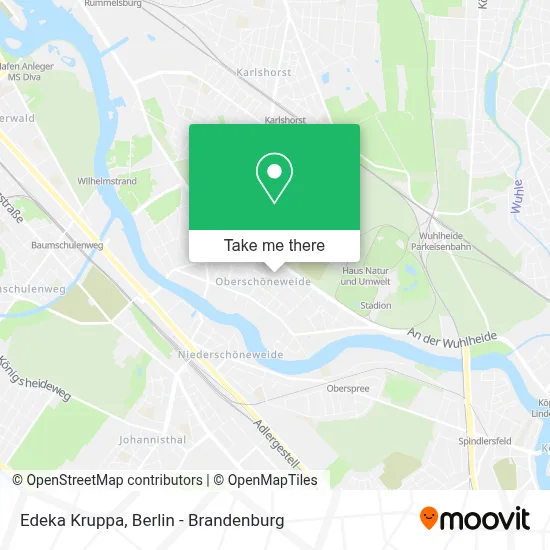 Edeka Kruppa map