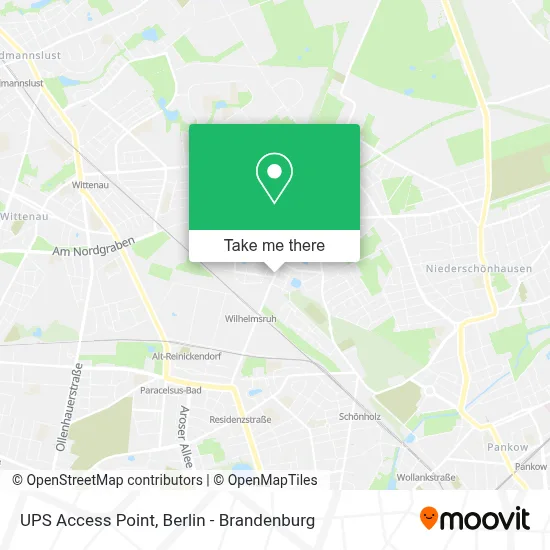 Ups Access Point map