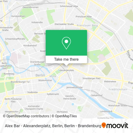 Alex Bar - Alexanderplatz, Berlin map