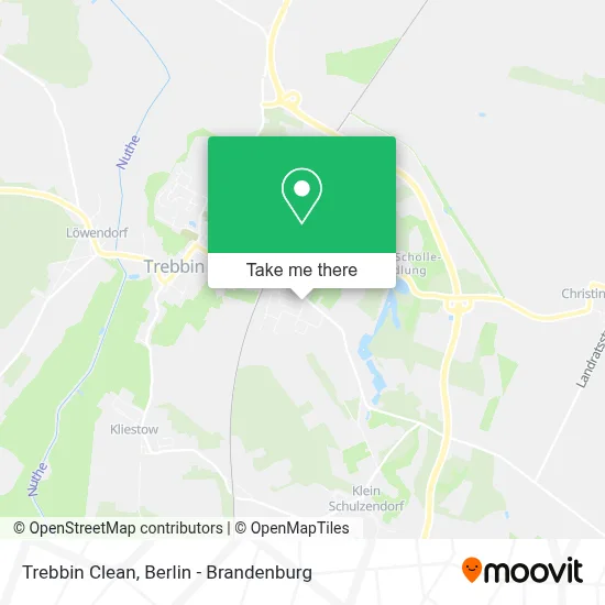 Trebbin Clean map