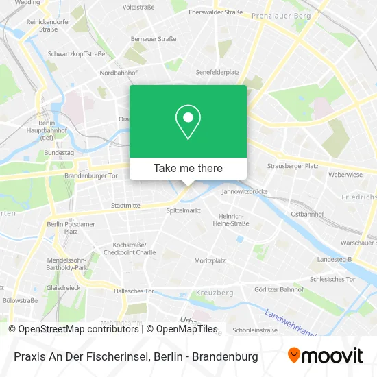 Praxis An Der Fischerinsel map