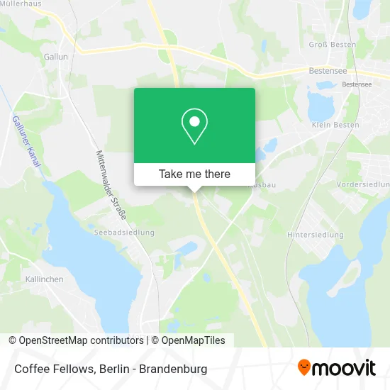 Coffee Fellows map