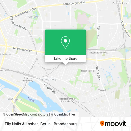 Elly Nails & Lashes map