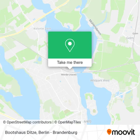 Bootshaus Ditze map