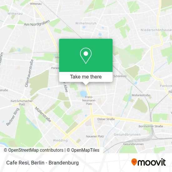 Cafe Resi map