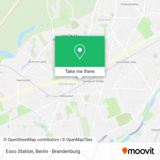 Esso Station map
