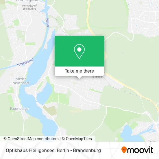 Optikhaus Heiligensee map