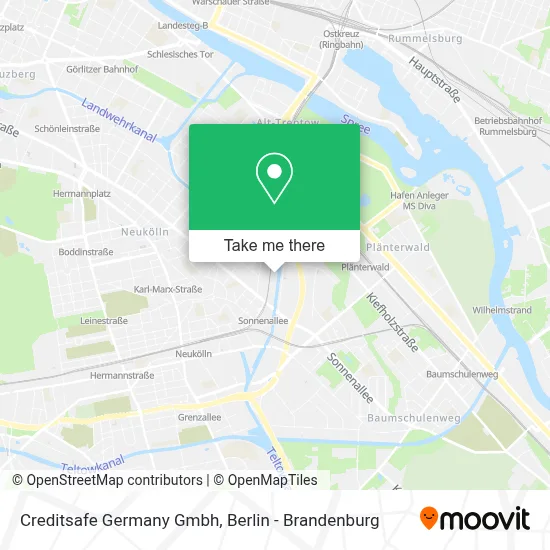 Creditsafe Germany Gmbh map