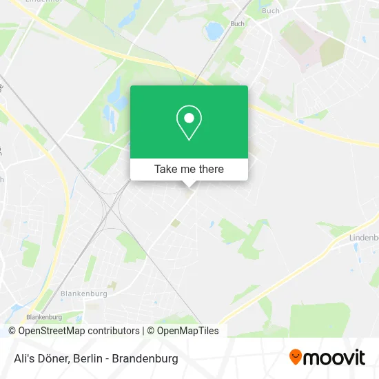 Ali's Döner map