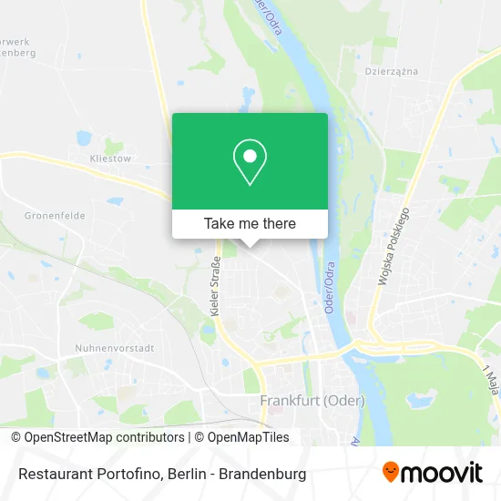 Restaurant Portofino map