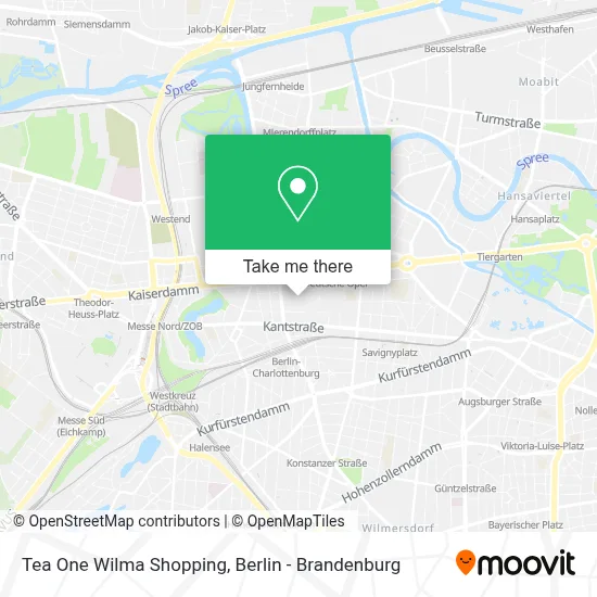 Tea One Wilma Shopping map