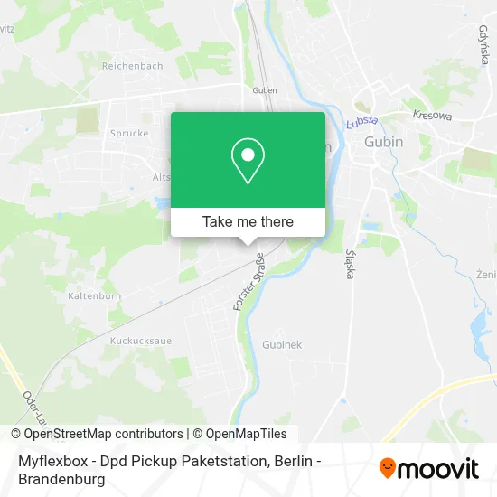Myflexbox - Dpd Pickup Paketstation map