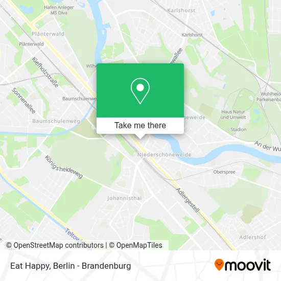 Eat Happy map