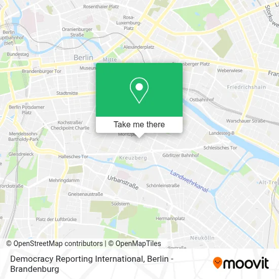 Democracy Reporting International map