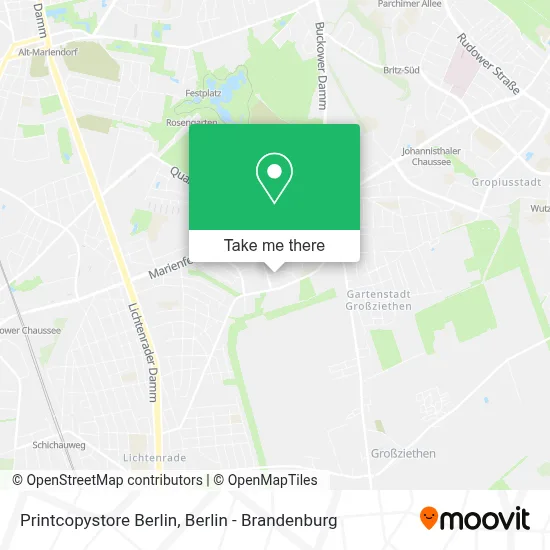 Printcopystore Berlin map