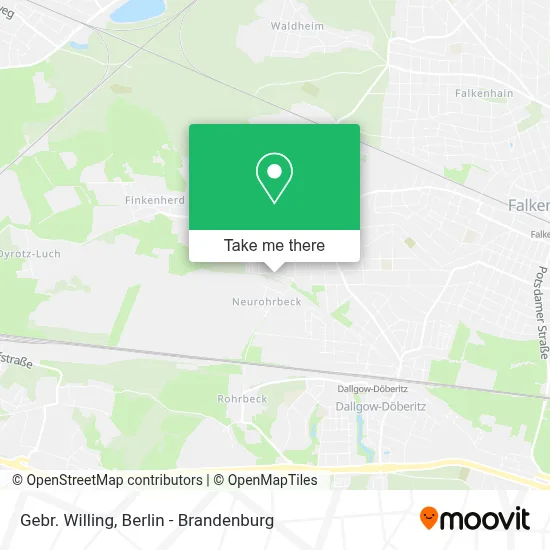 Gebr. Willing map