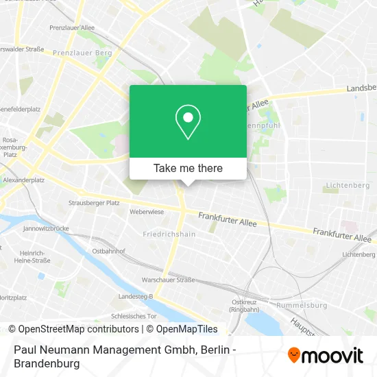 Paul Neumann Management Gmbh map