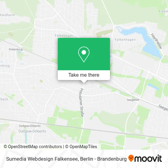 Sumedia Webdesign Falkensee map
