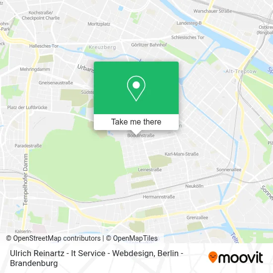 Ulrich Reinartz - It Service - Webdesign map