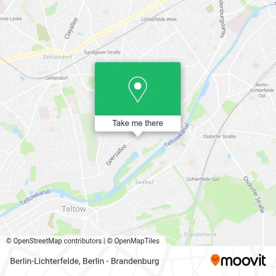 Berlin-Lichterfelde map