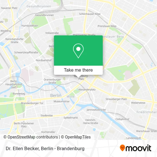 Dr. Ellen Becker map