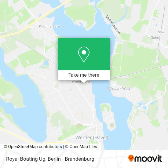Royal Boating Ug map