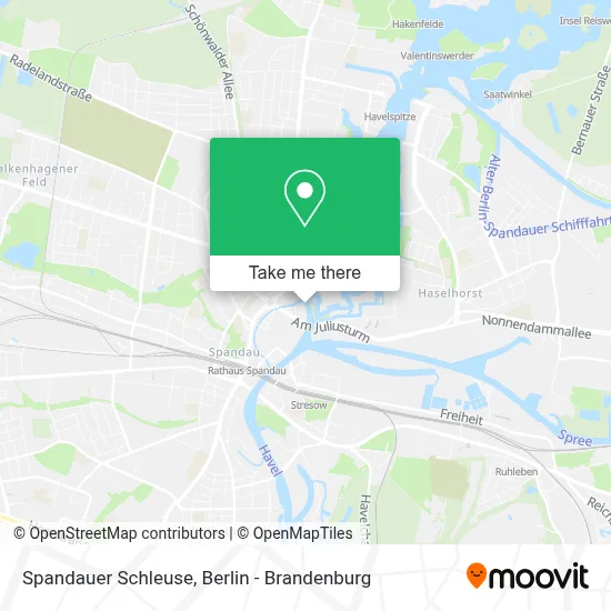 Spandauer Schleuse map