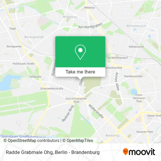 Radde Grabmale Ohg map