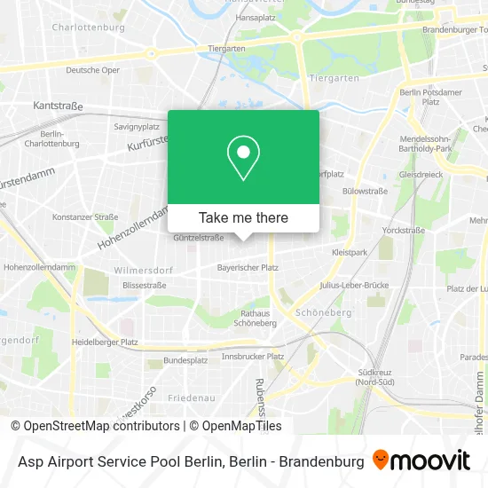 Asp Airport Service Pool Berlin map