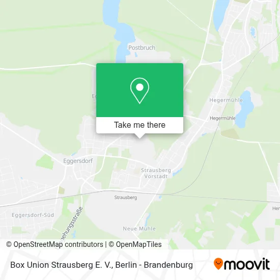 Box Union Strausberg E. V. map