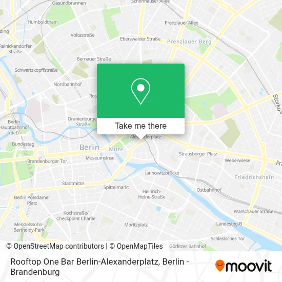 Rooftop One Bar Berlin-Alexanderplatz map