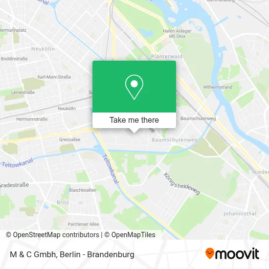 M & C Gmbh map