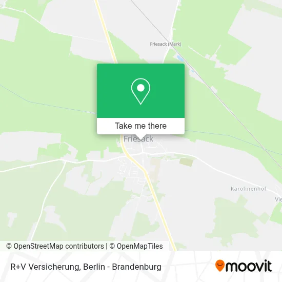 R+V Versicherung map