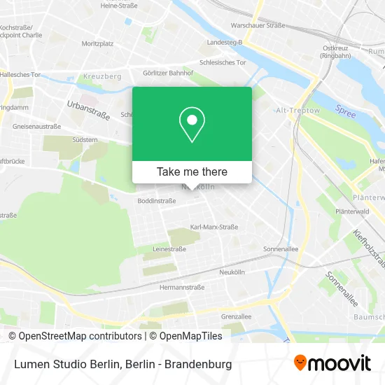 Lumen Studio Berlin map
