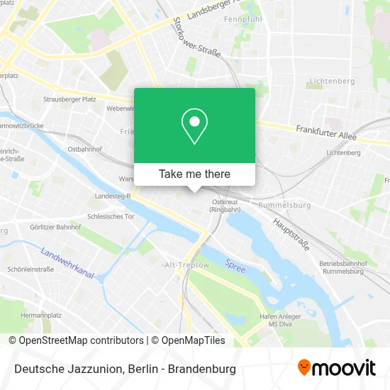 Deutsche Jazzunion map