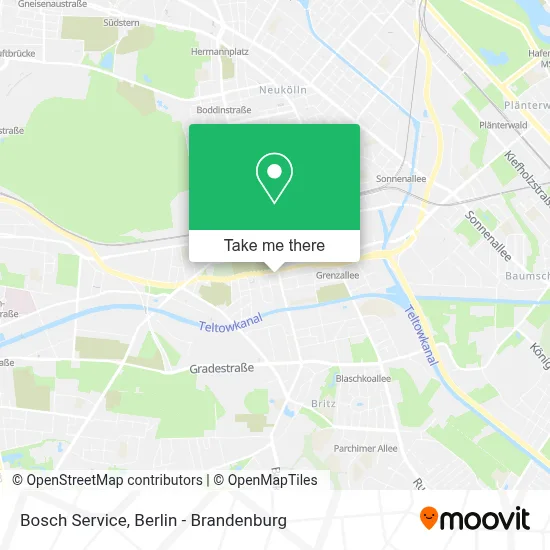 Bosch Service map
