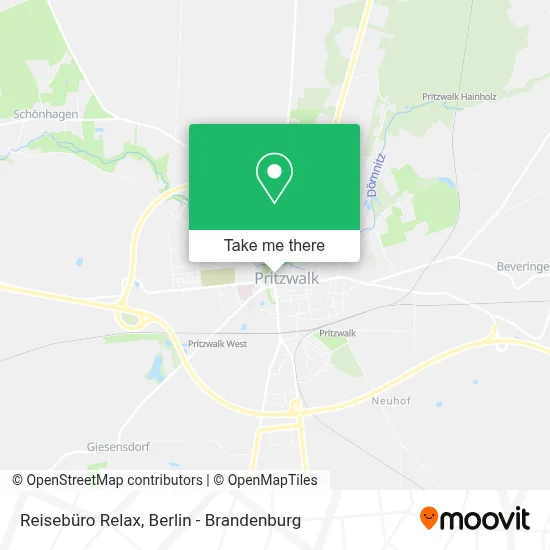 Reisebüro Relax map