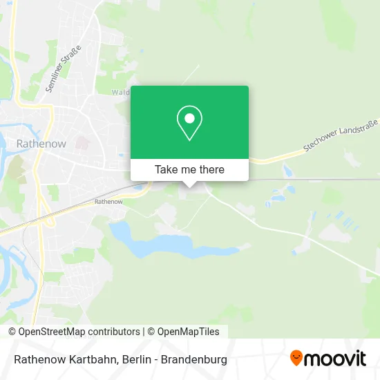 Rathenow Kartbahn map