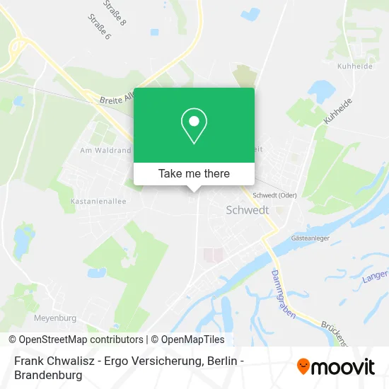 Frank Chwalisz - Ergo Versicherung map