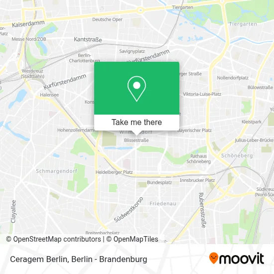 Ceragem Berlin map