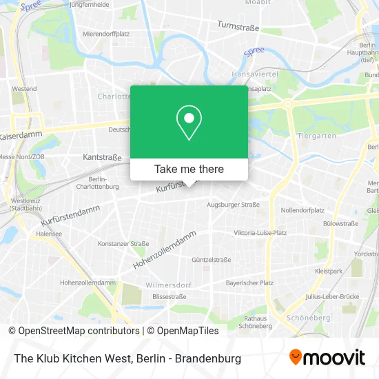 The Klub Kitchen West map